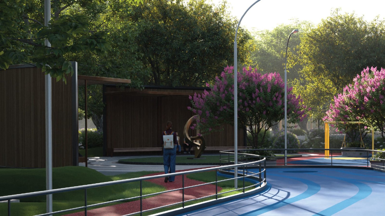 Skating rink, Royal Green World City, Rohtak